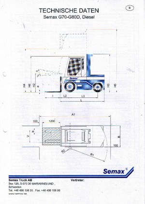 Телескопічні навантажувачі Semax G 70 L-D