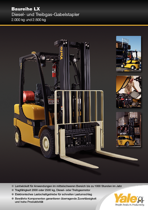 Автонавантажувач дизельний Yale GDP 20 LX