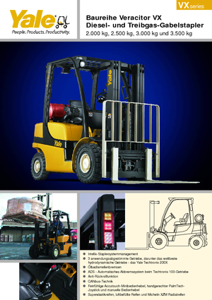 Автонавантажувач дизельний Yale GDP 25VX