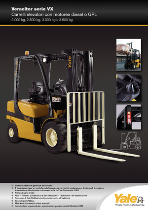 Автонавантажувач дизельний Yale GDP 25VX