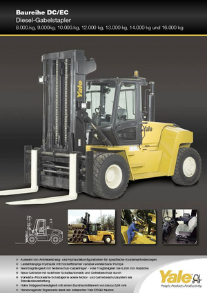 Автонавантажувач дизельний Yale GDP 80 DC