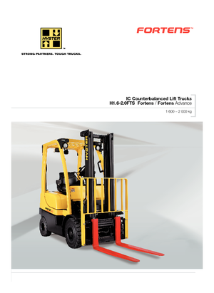 Автонавантажувач дизельний Hyster H1.6FT