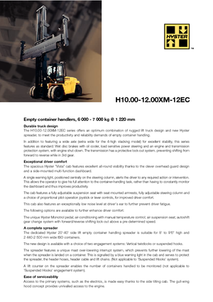 Автонавантажувач дизельний Hyster H10.00XM 12EC