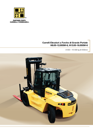 Автонавантажувач дизельний Hyster H12.00XM 6