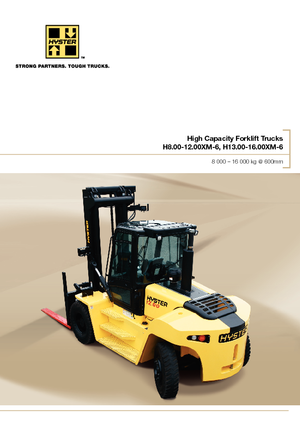 Автонавантажувач дизельний Hyster H12.00XM 6