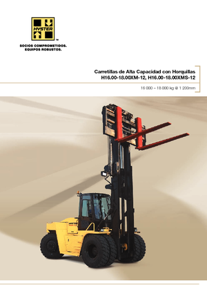 Автонавантажувач дизельний Hyster H16.00XM 12