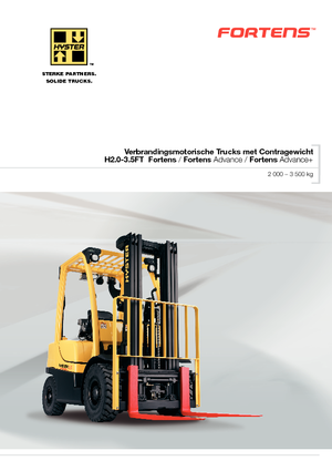 Автонавантажувач дизельний Hyster H2.0FT