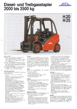 Дизельні вибухозахищені навантажувачі Linde H 25 D