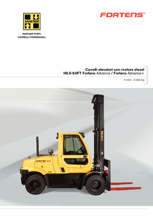 Автонавантажувач дизельний Hyster H8.0FT 6