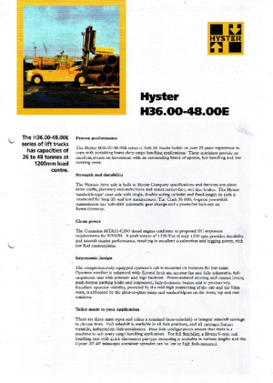 Автонавантажувач дизельний Hyster H 48.00 E