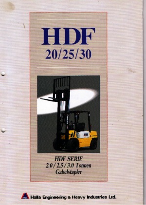 Автонавантажувач дизельний Halla HDF 30
