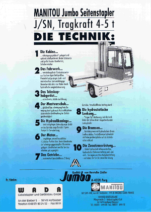 Позашляхові навантажувачі Jumbo J/SN 50