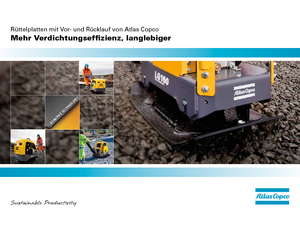Реверсивні віброплити Atlas Copco LG 160
