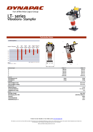 Бензинові та дизельні трамбовки Dynapac LT 800 11