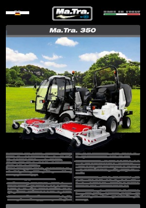 Муніципальний багатофункціональний транспортний засіб Дизель BCS MA.TRA 350