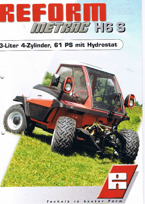 Муніципальний багатофункціональний транспортний засіб Дизель Reform Werke Metrac H 6 S