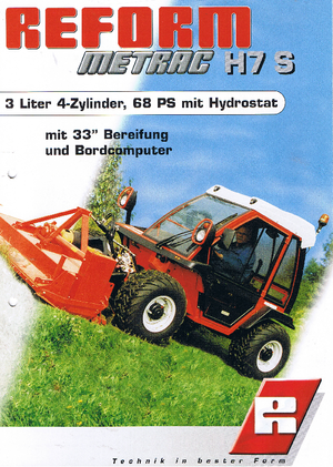 Муніципальний багатофункціональний транспортний засіб Дизель Reform Werke Metrac H 7 S