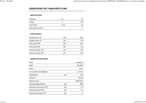 Дизельні генератори PRAMAC Lifter P 9000