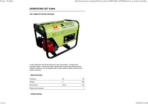 Дизельні генератори PRAMAC Lifter X 3000