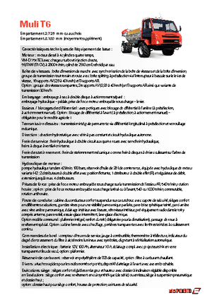 Муніципальний багатофункціональний транспортний засіб Дизель Reform Werke Muli T 6