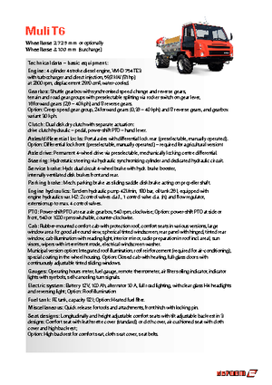 Муніципальний багатофункціональний транспортний засіб Дизель Reform Werke Muli T 6