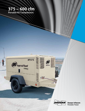 Портативні повітряні компресори: дизельні, електричні, бензинові Ingersoll-Rand P 600 W D