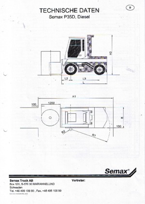 Телескопічні навантажувачі Semax P 35 L-D