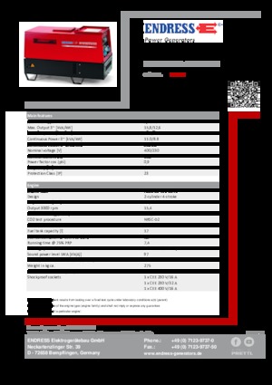 Дизельні генератори Endress ESE 1204 DHS-GT ES ISO DI