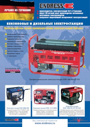 Дизельні генератори Endress ESE 1204 DHS-GT ES ISO DI