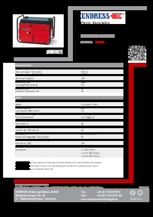 Дизельні генератори Endress ESE 406 YS-GT ISO DI