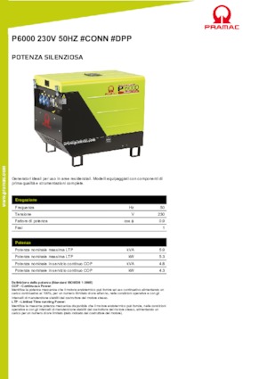 Дизельні генератори PRAMAC Lifter P 6000 TYA