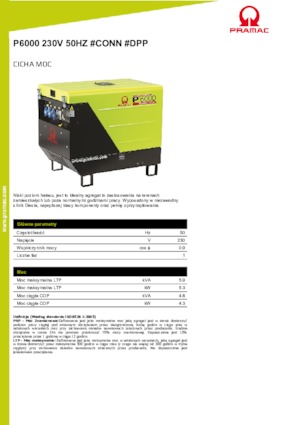 Дизельні генератори PRAMAC Lifter P 6000 TYA