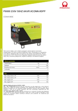 Дизельні генератори PRAMAC Lifter P 9000
