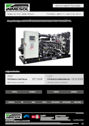 Дизельні генератори INMESOL AC-1010