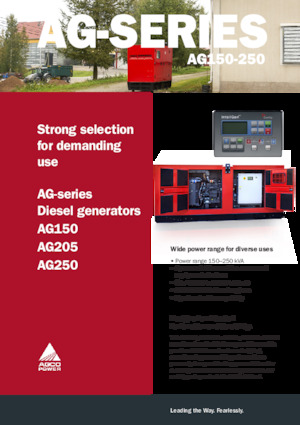 Дизельні генератори AGCO Power AG150