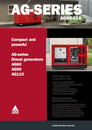 Дизельні генератори AGCO Power AG60 