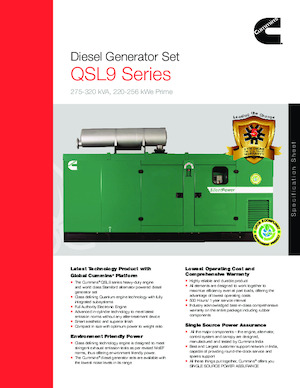 Дизельні генератори Cummins C320D5P