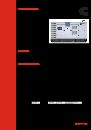 Дизельні генератори Cummins C300D2R