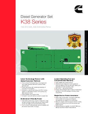 Дизельні генератори Cummins C750D5P