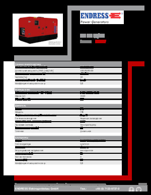 Дизельні генератори Endress ESE 100 IW/MS 