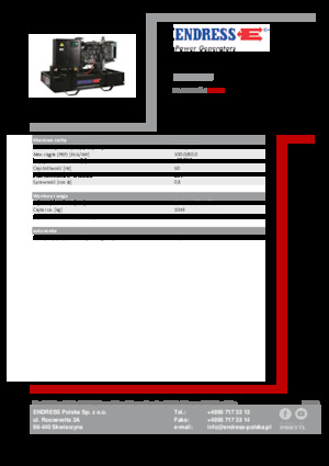 Дизельні генератори Endress ESE 110 IW