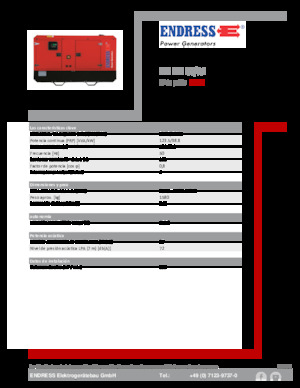 Дизельні генератори Endress ESE 135 IW/AS