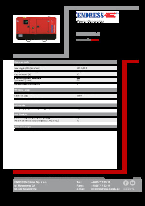 Дизельні генератори Endress ESE 135 IW/AS
