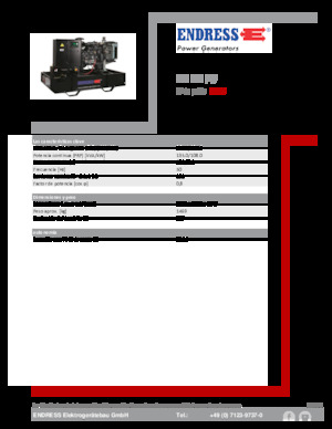 Дизельні генератори Endress ESE 150 PW 