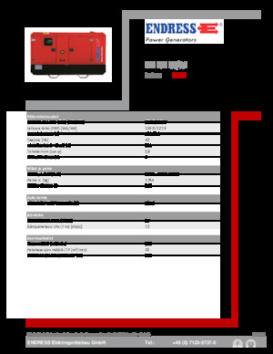 Дизельні генератори Endress ESE 175 IW/AS