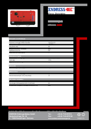 Дизельні генератори Endress ESE 175 IW/AS