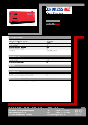 Дизельні генератори Endress ESE 20 YW/AS 