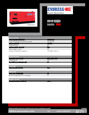 Дизельні генератори Endress ESE 20 YW/AS 