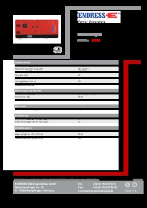 Дизельні генератори Endress ESE 200 PW/AS 