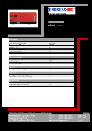 Дизельні генератори Endress ESE 200 PW/AS 